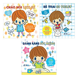 Combo 3 Quyển Ehon Nhật Bản – Ehon Kỹ Năng Sống Cho Bé Trai