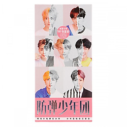 Postcard BTS ảnh thần tượng 180 tấm + sticker mẫu L