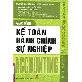 Sách Giáo Trình Kế Toán Hành Chính Sự Nghiệp
