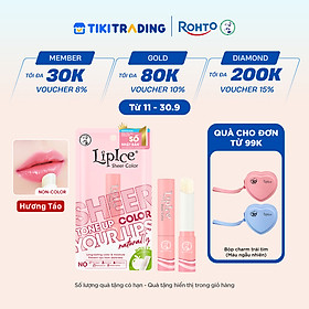 Son dưỡng môi hiệu chỉnh ửng hồng tự nhiên Lipice Sheer Color Hương Táo (Honey) 2.4g