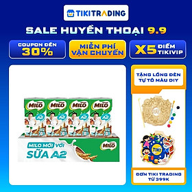 Thùng 48 Hộp Sữa Nestlé MILO A2 MỚI (110ml / Hộp)