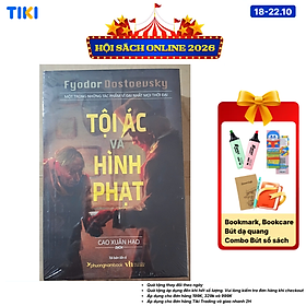 Sách TỘI ÁC VÀ HÌNH PHẠT - Tái bản - Bìa cứng