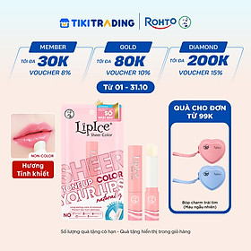 Son dưỡng môi hiệu chỉnh ửng hồng tự nhiên Lipice Sheer Color Hương Táo (Honey) 2.4g