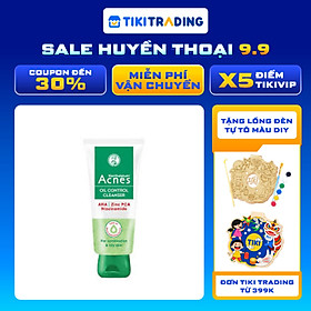 Sữa rửa mặt kiểm soát nhờn ngăn ngừa mụn dạng gel Acnes Oil Control Cleanser 100g