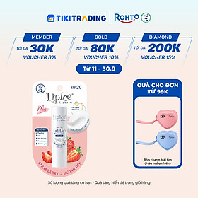 Son dưỡng môi không màu chuyển kem mịn LipIce Creamy Hương Dâu (Strawberry) 4.3g