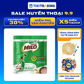 Bịch 15 gói Thức Uống Lúa Mạch Nestlé MILO Sữa 3 Trong 1 (22g/Gói)