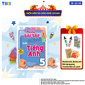 Sách Phiếu bài tập cuối tuần Tiếng Anh lớp 5