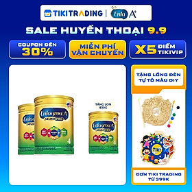 [Tặng 1 lon 830g cùng loại] Bộ 2 Lon Sữa bột Enfagrow A+ Neuropro 4 Vị thanh mát với dưỡng chất DHA & MFGM cho trẻ từ 2–6 tuổi– 1.7kg