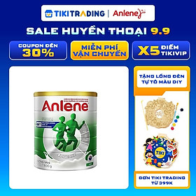 Bao bì mới - Sữa Bột Anlene Hương Vanilla (Hộp Thiếc 800g)