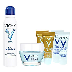 Combo Mặt Nạ Ngủ Cung Cấp Nước (15ml) Và Nước Khoáng Dưỡng Da Vichy (150ml)