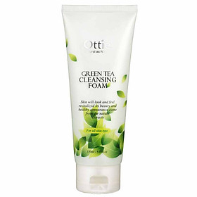 Sữa Rửa Mặt Trà Xanh Ngăn Mụn Cho Da Nhạy Cảm Ottie (150ml)