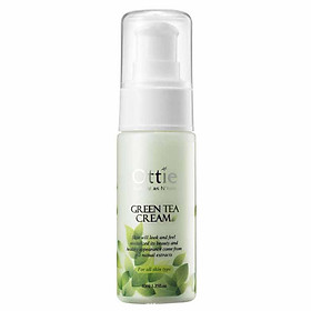 Kem Dưỡng Ngăn Mụn Cho Da Yếu Và Da Nhạy Cảm Từ Trà Xanh Ottie Green Tea Cream - 0005 (30ml)