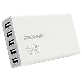 Adapter Sạc ProLink PCU5051 5 Cổng USB - Hàng chính hãng