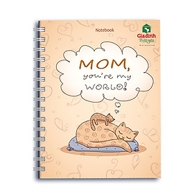 Nơi bán Sổ Lò Xo Notebook Minh Long - Mom, You\'re My World - Giá Từ -1đ