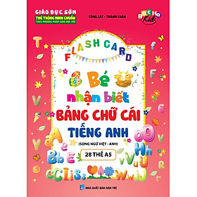 Hình ảnh Flashcard Bé Nhận Biết Bảng Chữ Cái Tiếng Anh