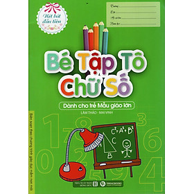 Bé Tập Tô Chữ Số