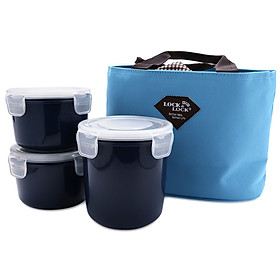 Mua Bộ Túi Cơm Hộp Lock&Lock-HAF100N3 1280Ml