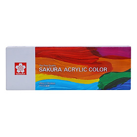 Nơi bán Bộ 12 Màu Acrylic Sakura XAC20-12 - Giá Từ -1đ