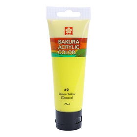 Màu Acrylic Sakura XAC75-2 - Vàng Chanh