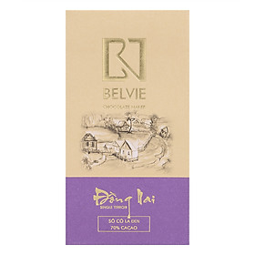 Socola Đen Belvie Đồng Nai 70% Cacao Belvie-DN80 (80g)