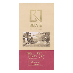 Socola Đen Belvie Thiên Túy 75% Cacao Belvie-TT80 (80g)