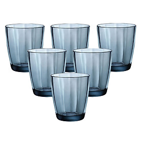 Bộ 6 Ly Thủy Tinh Pulsar Bormioli Rocco 360620M02321990 (305ml / Ly) - Xanh Biển