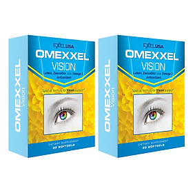 Combo 2 Hộp Thực Phẩm Chức Năng Viên Uống Sáng Mắt Omexxel Vision 30 Viên