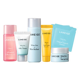 Bộ Sản Phẩm Dưỡng Trắng Và Bảo Vệ Da Laneige White Dew Kit