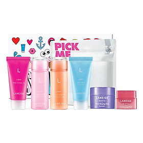 Bộ Dưỡng Ẩm Toàn Diện Cho Da Dầu Và Da Hỗn Hợp Laneige Travel Kit Pick Me Light - 111970761