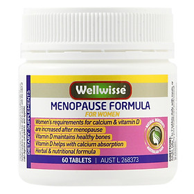 Thực phẩm chức năng Wellwisse Menopause Formula 60 viên
