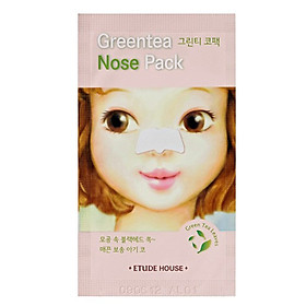 Miếng Lột Mụn Vùng Mũi Etude House Green Tea Nose Patch