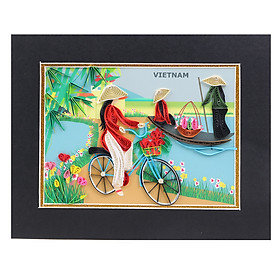 Tranh Giấy Xoắn Việt Nam 01