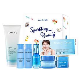 Bộ Dưỡng Ẩm Toàn Diện Laneige Dành Cho Da Khô Kèm Phiếu Massage