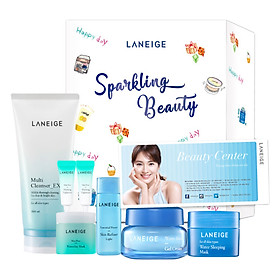 Bộ Chăm Sóc Da Se Khít Lỗ Chân Lông Và Kiểm Soát Bã Nhờn Laneige Mini Pore Kèm Phiếu Massage