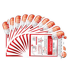 Combo 10 Mặt Nạ Bổ Sung Collagen Blumei Collagen Renew The Skin Hydra Mask (27g)