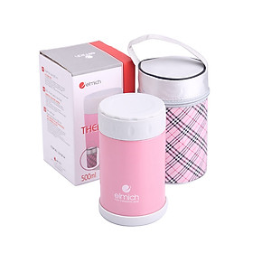 Bình Đựng Giữ Nhiệt Chân Không ELMICH EL6844 (500ml) - Hồng