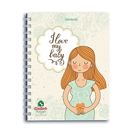 Hình ảnh Sổ Lò Xo Notebook - I Love My Baby