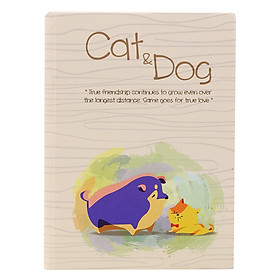 Sổ Vivaone Bìa Giấy Màu Cat & Dog M3 (10 x 14 cm)