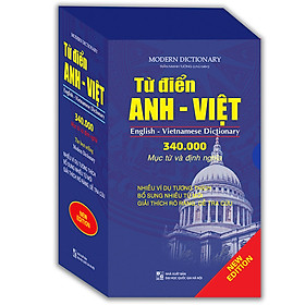Download sách Từ Điển Anh Việt 340.000 Mục Từ Và Định Nghĩa (Bìa Mềm)