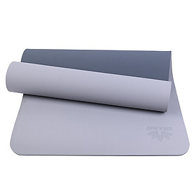 Thảm Tập Yoga TPE 2 Lớp ZERA-8MM-2L-XAM - Xám
