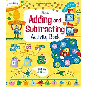 Hình ảnh Sách tương tác tiếng Anh - Usborne Adding and Subtracting Activity Book