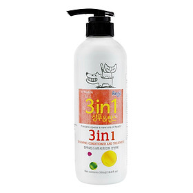 Dầu Gội, Xả Và Dưỡng 3 Trong 1 Cho Thú Cưng Forcans 8809058113463 (550ml)