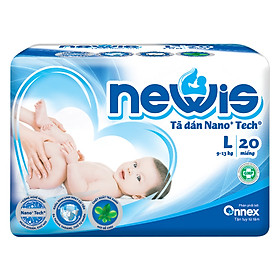 Tã Dán Newis Gói Trung L20 (20 Miếng)