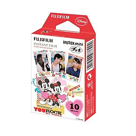 Hộp Film Fujifilm Mini 10 Tấm Chuột Mickey