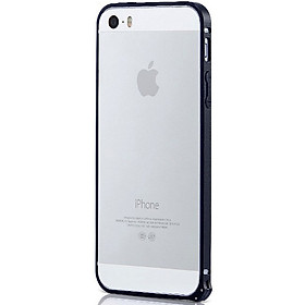 Ốp Viền Remax Metal Bumper Cho iPhone 5S - Đen