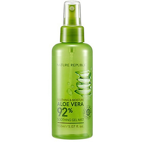 Xịt Khoáng Lô Hội Nature Republic Soothing & Moisture Aloe Vera 92% Soothing Gel Mist (150ml)