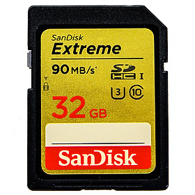 Mua Thẻ Nhớ SanDisk SDHC Extreme 32GB 90MB/s (V30) - Hàng Chính Hãng