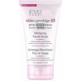 Gel tẩy tế bào da chết trắng da Eveline White Prestige 4D 150ml