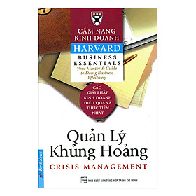 Nơi bán Cẩm Nang Kinh Doanh - Quản Lý Khủng Hoảng (Tái Bản) - Giá Từ -1đ