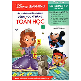 Download sách Disney Learning - Cùng Học Kĩ Năng Toán Học 1